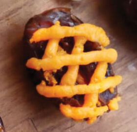 Cheesy Zigzag With Mixed Nut Stuffed