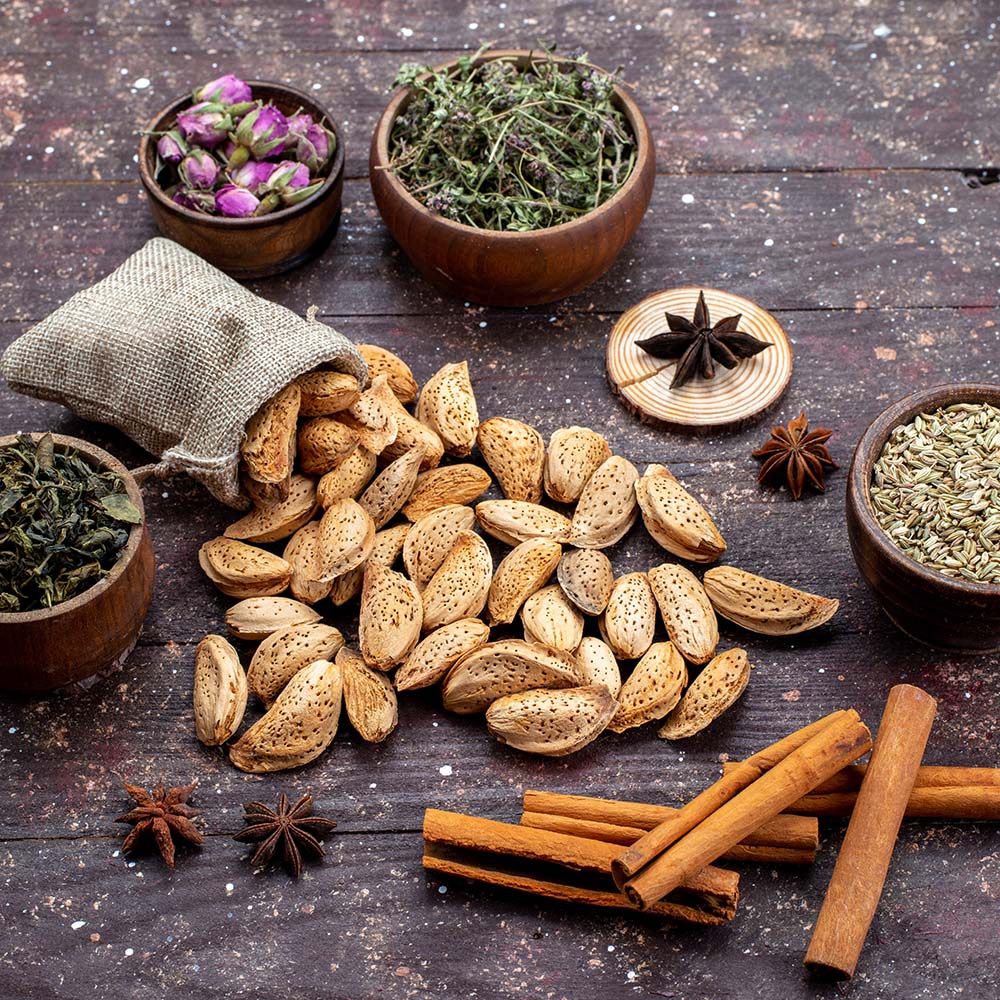 Herbs, Leaf & Nuts